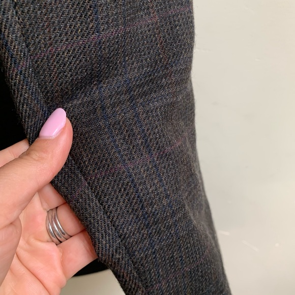 Lauren Ralph Lauren Mens Sport Coat 46R Classic 100% Wool Plaid 2 Button Blazer - Picture 5 of 13